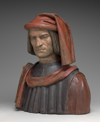 Terracotta bust of Lorenzo